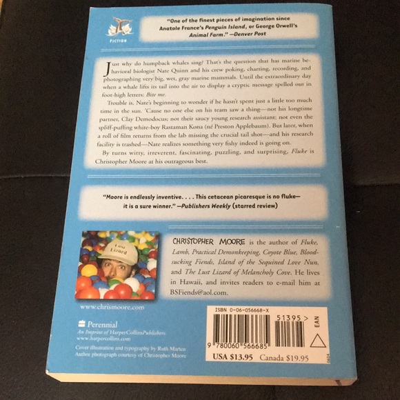 📚 Fluke by Christopher Moore - Picture 2 of 3